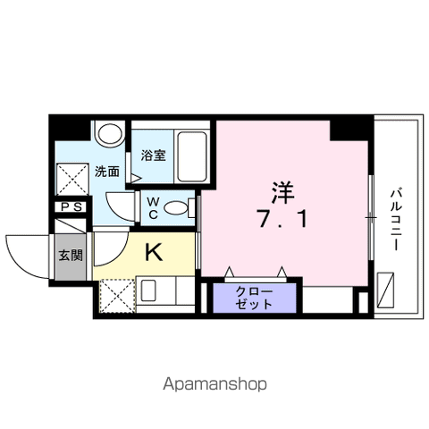 同じ建物の物件間取り写真 - ID:214059669938