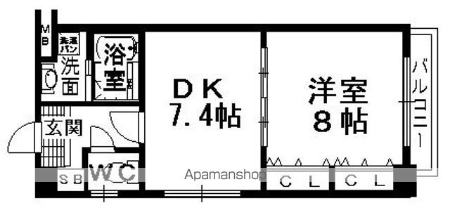 セントアミール南久宝寺の間取り写真