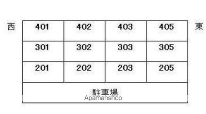 プリムローズ酒井[2DK/38.88m2]の配置図