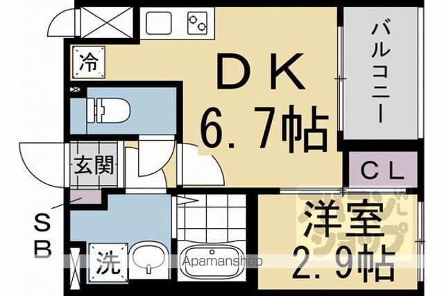 ソルテラスTHE KYOTO東寺の間取り写真