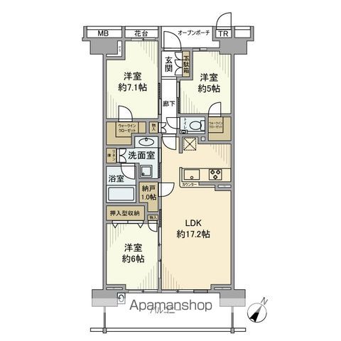 プラウド船橋一街区の間取り