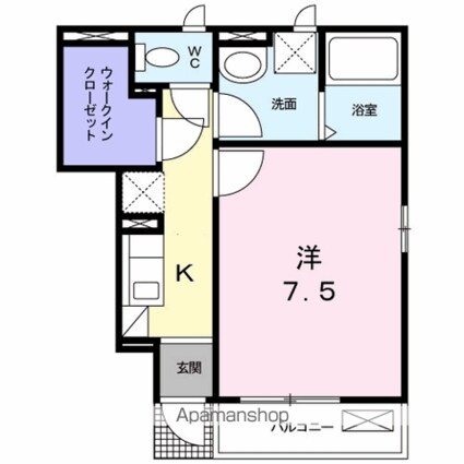 フラン　メゾン[1K/29.14m2]の間取図