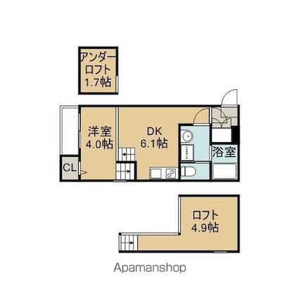 Ｍａｉｓｏｎ　Ｄｏｌｃｅ[1DK/25.92m2]の間取図