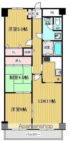 リアライズ城北の間取り写真
