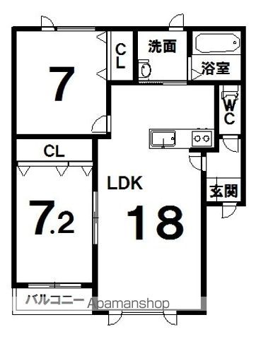 コルサKの間取り写真