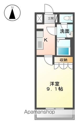 シェルル南方の間取り写真