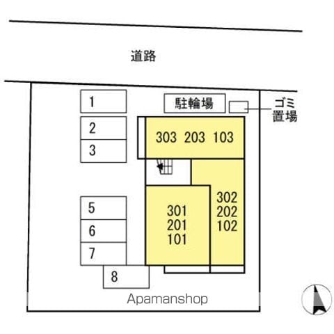 ラ・カーサ　グリシーナ 103 ｜ 東京都小平市小川町１丁目1004-1､-2（賃貸アパート1LDK・1階・41.67㎡） その20