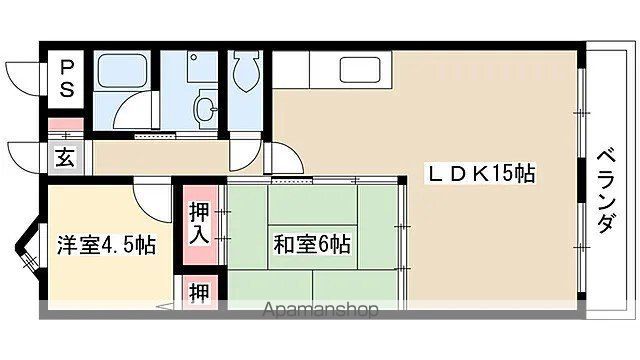 エクセレント伸和の間取り写真
