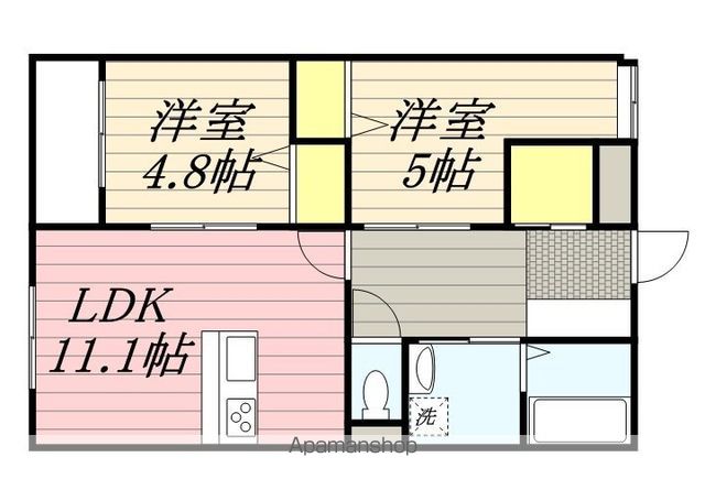 ヴェルデKITATERAの間取り写真