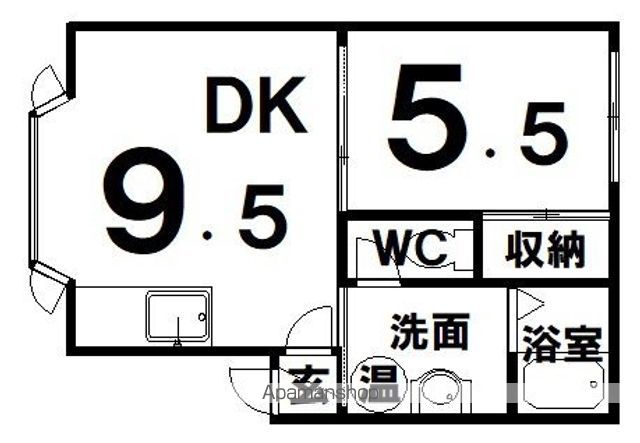 わんわんハイツの間取り写真