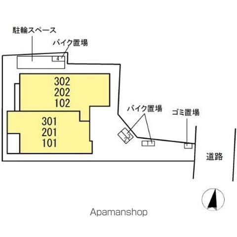 グラナーデ江古田 101 ｜ 東京都中野区江古田２丁目1205-25（賃貸アパート1LDK・1階・49.17㎡） その3