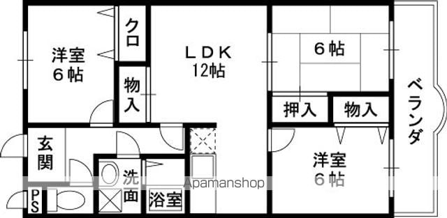 パレーシャル21の間取り写真