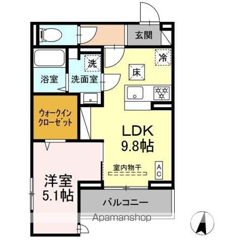 同じ建物の物件間取り写真 - ID:214055968819