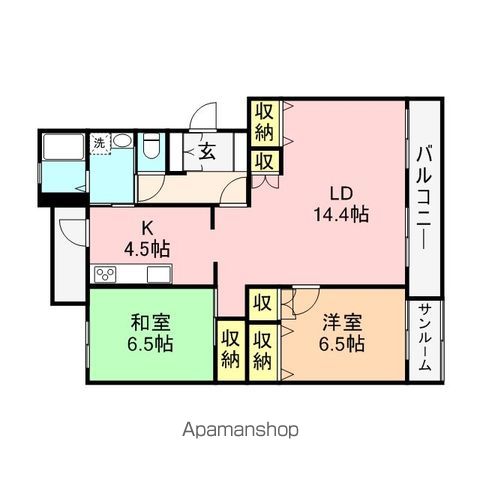 テレパレス関屋浜松の間取り写真