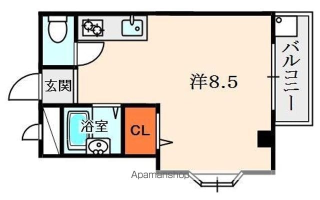 シャンテー長尾家具の間取り写真