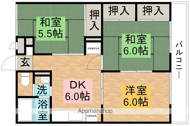 モアクレスト綾園の間取り写真
