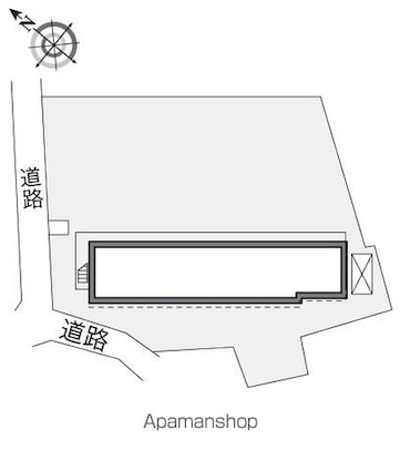 レオパレスグランデ瑞江[1K/20.28m2]の配置図