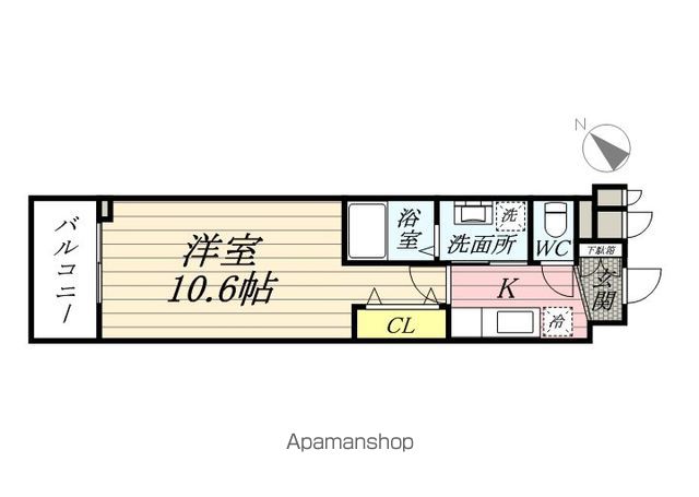 ＡＶＥＮＩＲ渋谷本町 602 ｜ 東京都渋谷区本町４丁目16-10（賃貸マンション1K・6階・30.60㎡） その2