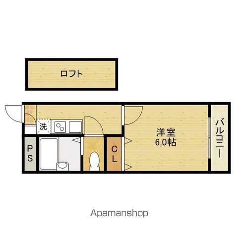 レオパレスフィオレの間取り写真
