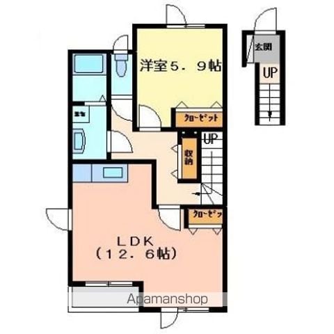コンフォルト湯の川の間取り写真
