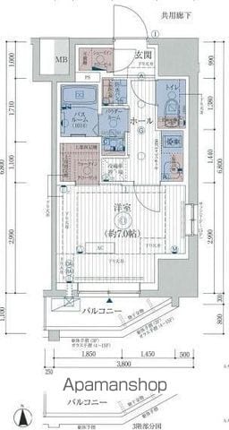 ESTEM COURT KAMEIDO TOKYO EASTの間取り写真