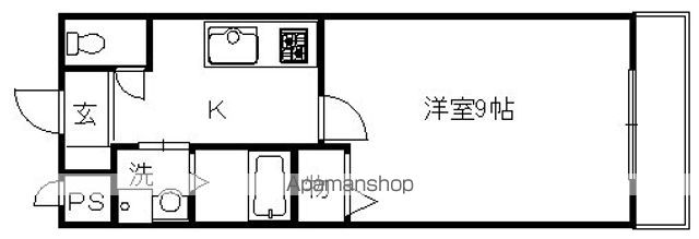 アンプルール クラージュ CUREの間取り写真