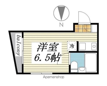 メゾン・ド・マニエール[1R/14.02m2]の間取図