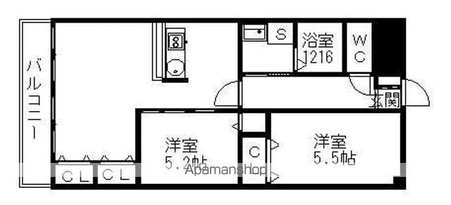 ドルチェ茶屋ヶ坂の間取り写真