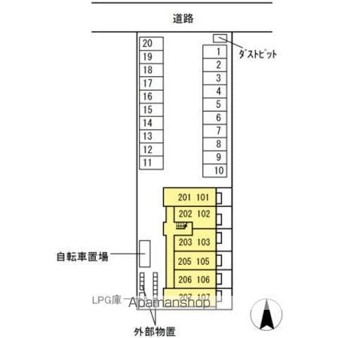 サンライズＧ 106 ｜ 岐阜県岐阜市折立912（賃貸アパート1K・1階・30.03㎡） その26