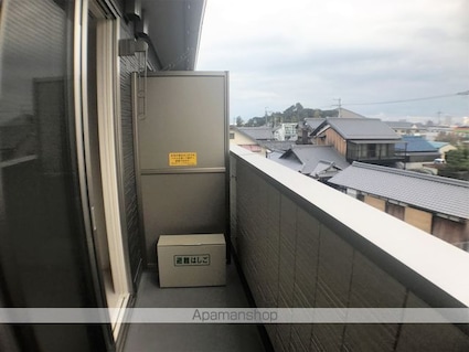 ノイエ南草津[1LDK/42.62m2]のバルコニー