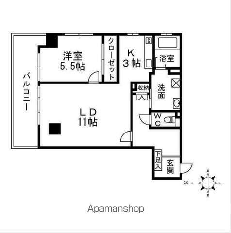 ガレリア竹町ビルの間取り写真