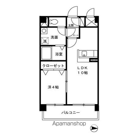 【スカイシャトレ原町の間取り】