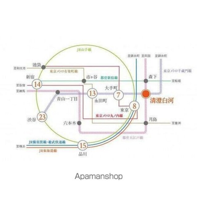 プラウドフラット清澄白河Ⅱ[1LDK/35.75m2]の共用部1