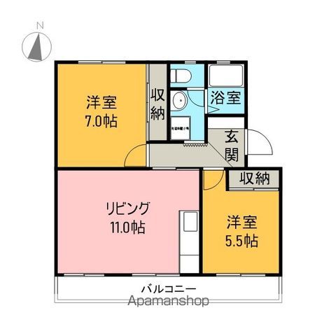 ブランローゼの間取り写真