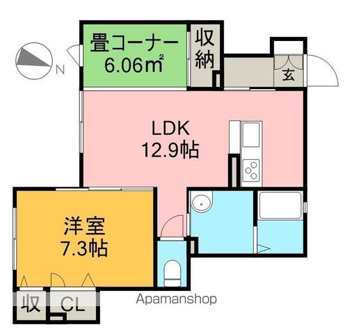 シャーメゾンモアの間取り写真