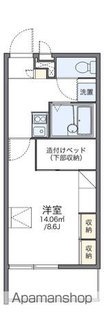 レオパレスYUTAKAの間取り写真