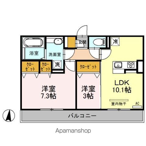 セキュレア須屋 H棟の間取り写真