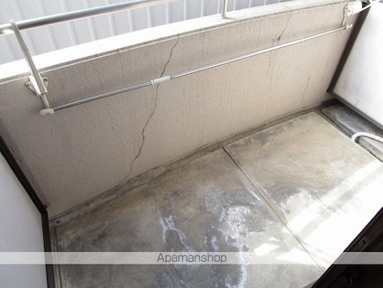 徳島県徳島市南昭和町１丁目[1K/25.51m2]のバルコニー