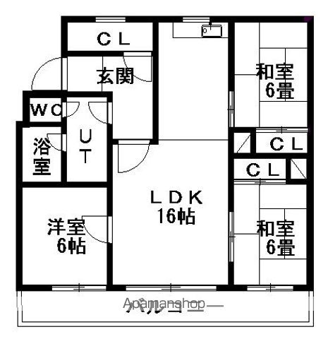 第13松井ビルの間取り写真