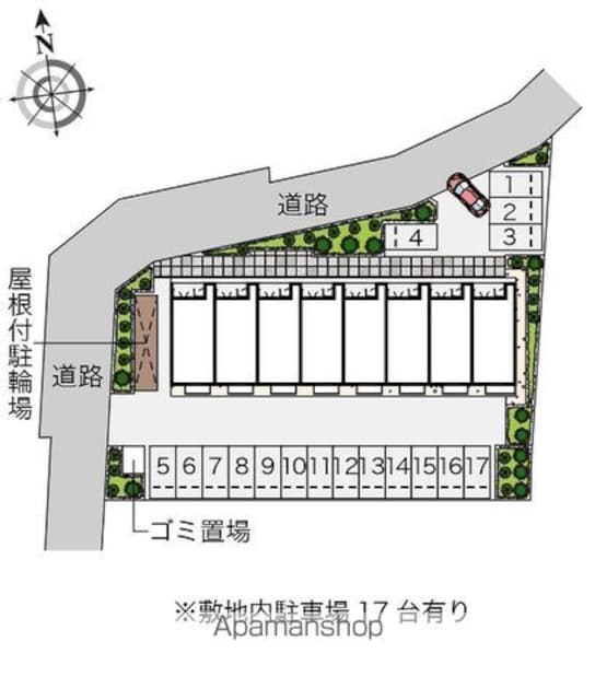 クレイノＫＥＥＰ　ＮＥＸＴⅠ[1R/26.66m2]の駐車場2