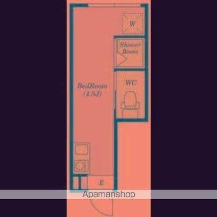 サークルハウス太子堂[1R/10.42m2]の間取図