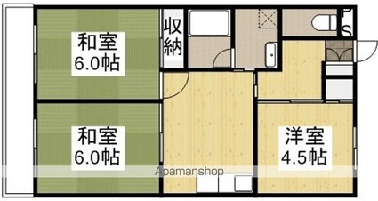 シーナリーマンション[3DK/54.15m2]の間取図