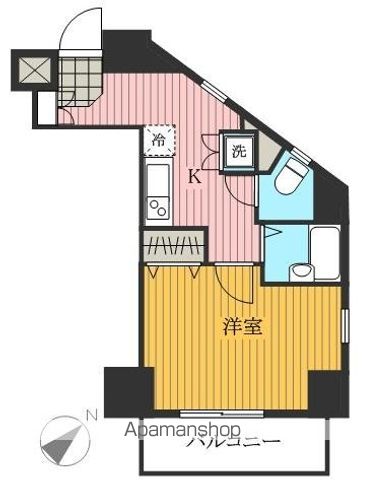 【墨田区東向島のマンションの間取り】