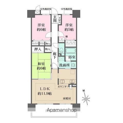 ダイアパレス長良西町の間取り