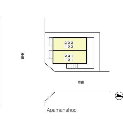 【千葉市中央区鶴沢町のアパートの写真】