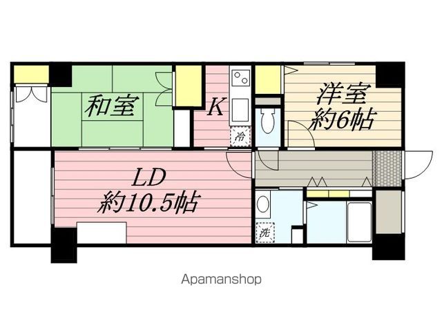 フォレステージュ天神の間取り