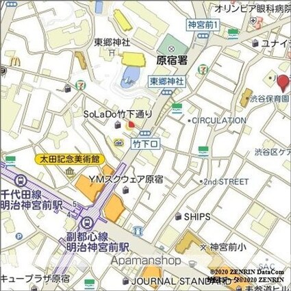 ストーリア神宮前[1K/31.67m2]の配置図