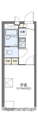 レオパレス武義[1K/19.87m2]の間取図