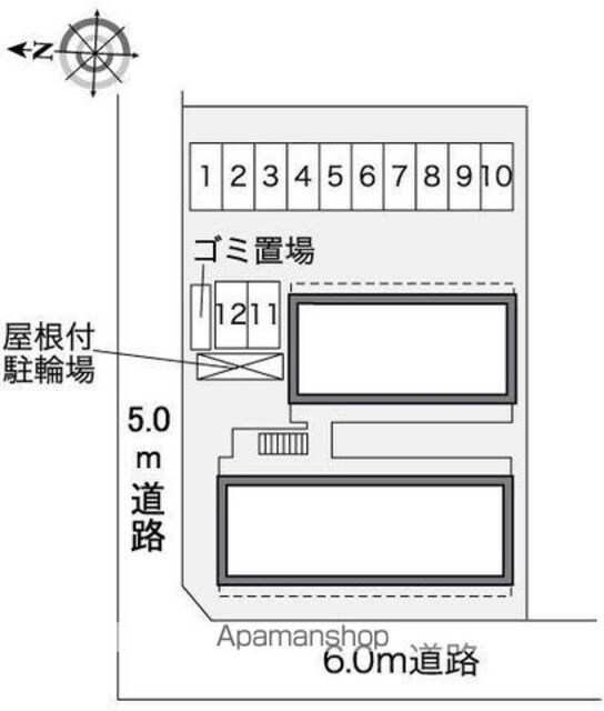 レオパレスＵｒｂａｎ　Ｌｉｆｅ[1K/22.35m2]の配置図