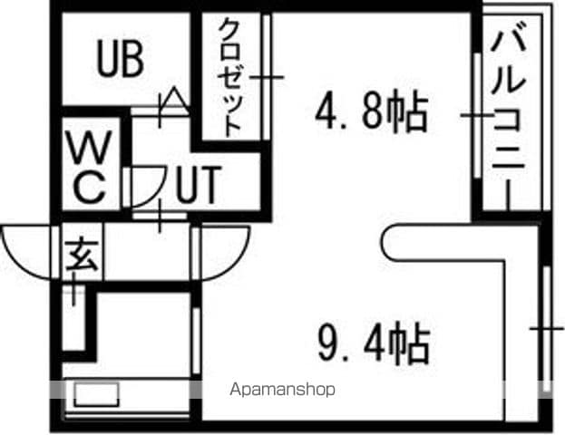 ホークメゾン札幌2号館の間取り写真